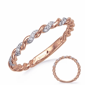 0.09 ctw. ROSE GOLD DIAMOND RING D4820RG