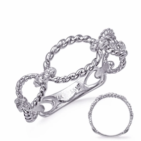 0.09 ctw. WHITE GOLD DIAMOND RING D4822WG