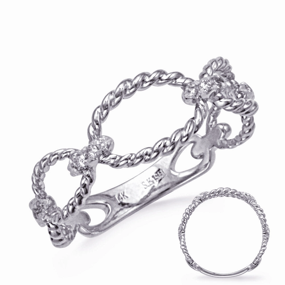 0.09 ctw. WHITE GOLD DIAMOND RING D4822WG