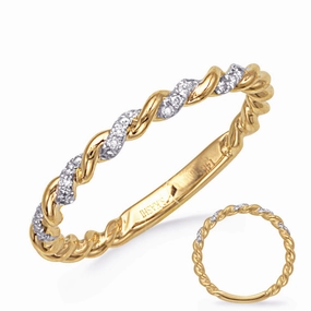 0.09 ctw. YELLOW GOLD DIAMOND RING D4820YG