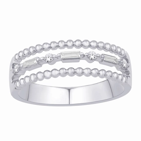 0.13 ctw. WHITE GOLD DIAMOND RING D5818WG