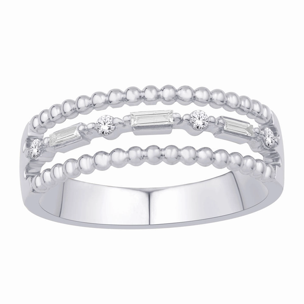 0.13 ctw. WHITE GOLD DIAMOND RING D5818WG