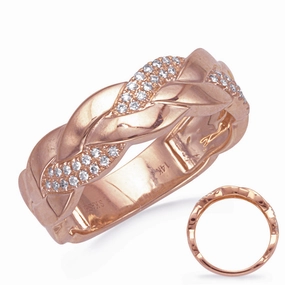 0.15 ctw. ROSE GOLD DIAMOND RING D4837RG
