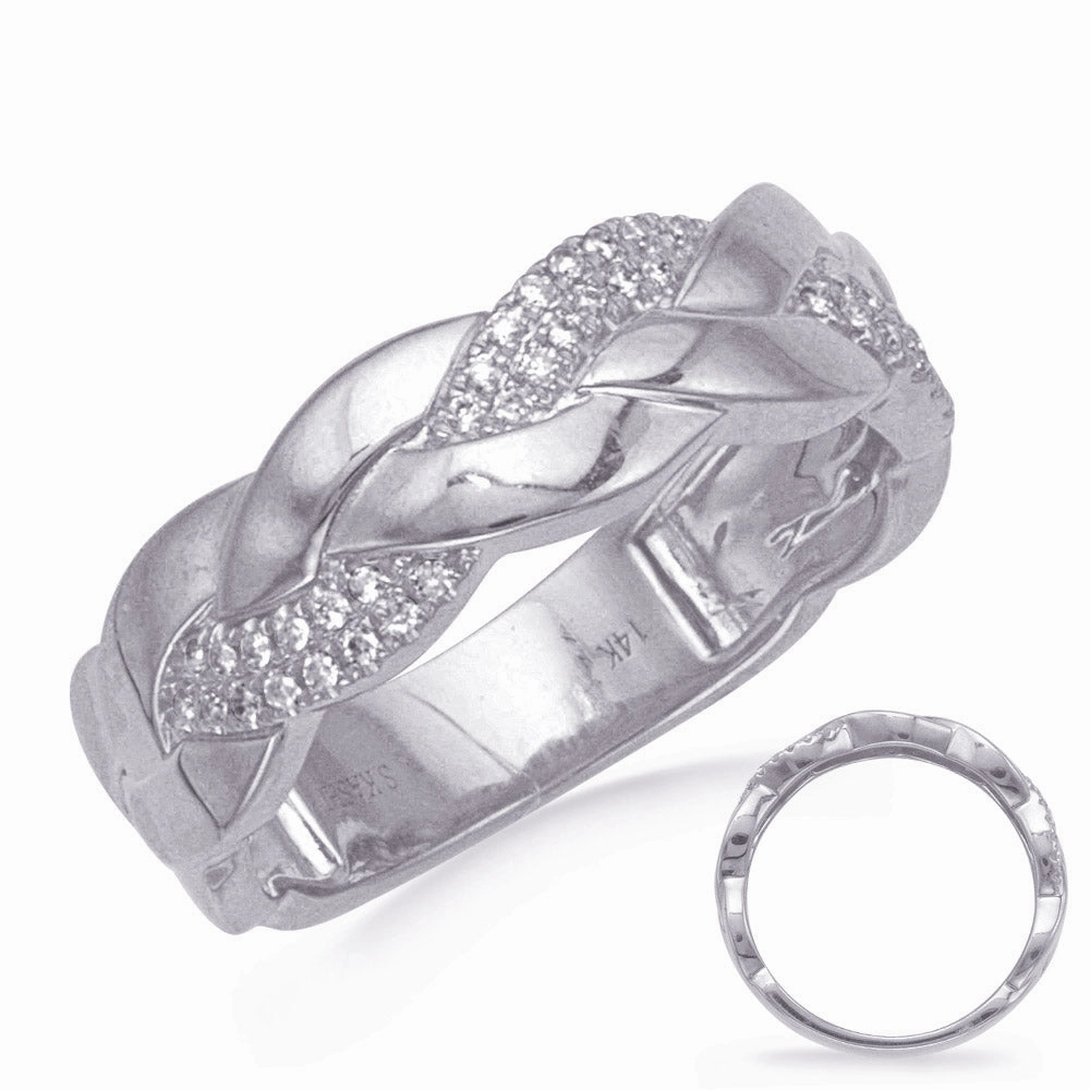 0.15 ctw. WHITE GOLD DIAMOND RING D4837WG