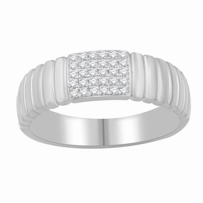 0.15 ctw. WHITE GOLD DIAMOND RING D4989WG