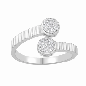 0.16 ctw. WHITE GOLD DIAMOND RING D4988WG