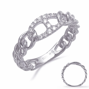 0.17 ctw. WHITE GOLD DIAMOND RING D4874WG