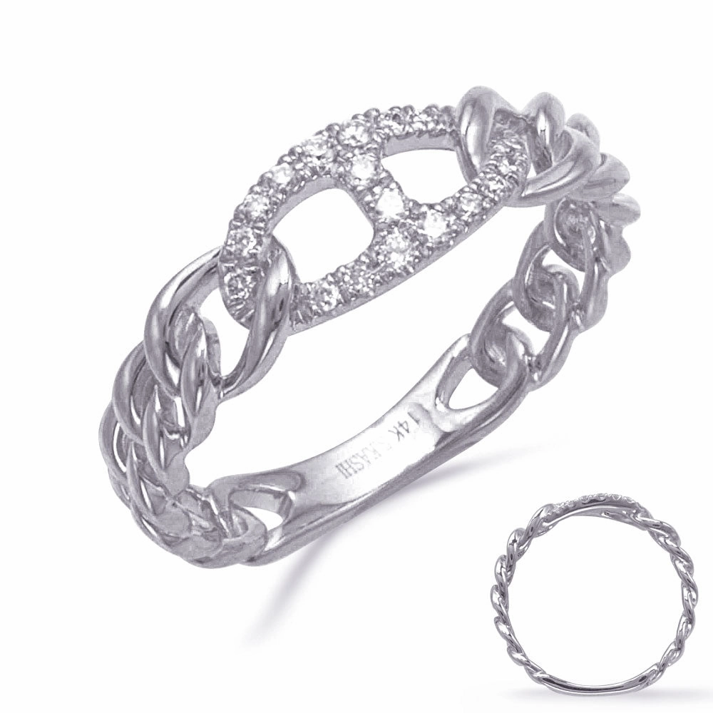 0.17 ctw. WHITE GOLD DIAMOND RING D4874WG