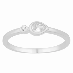 0.17 ctw. WHITE GOLD DIAMOND RING D4906WG