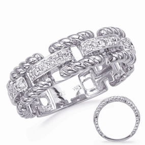 0.21 ctw. WHITE GOLD DIAMOND RING D4818WG
