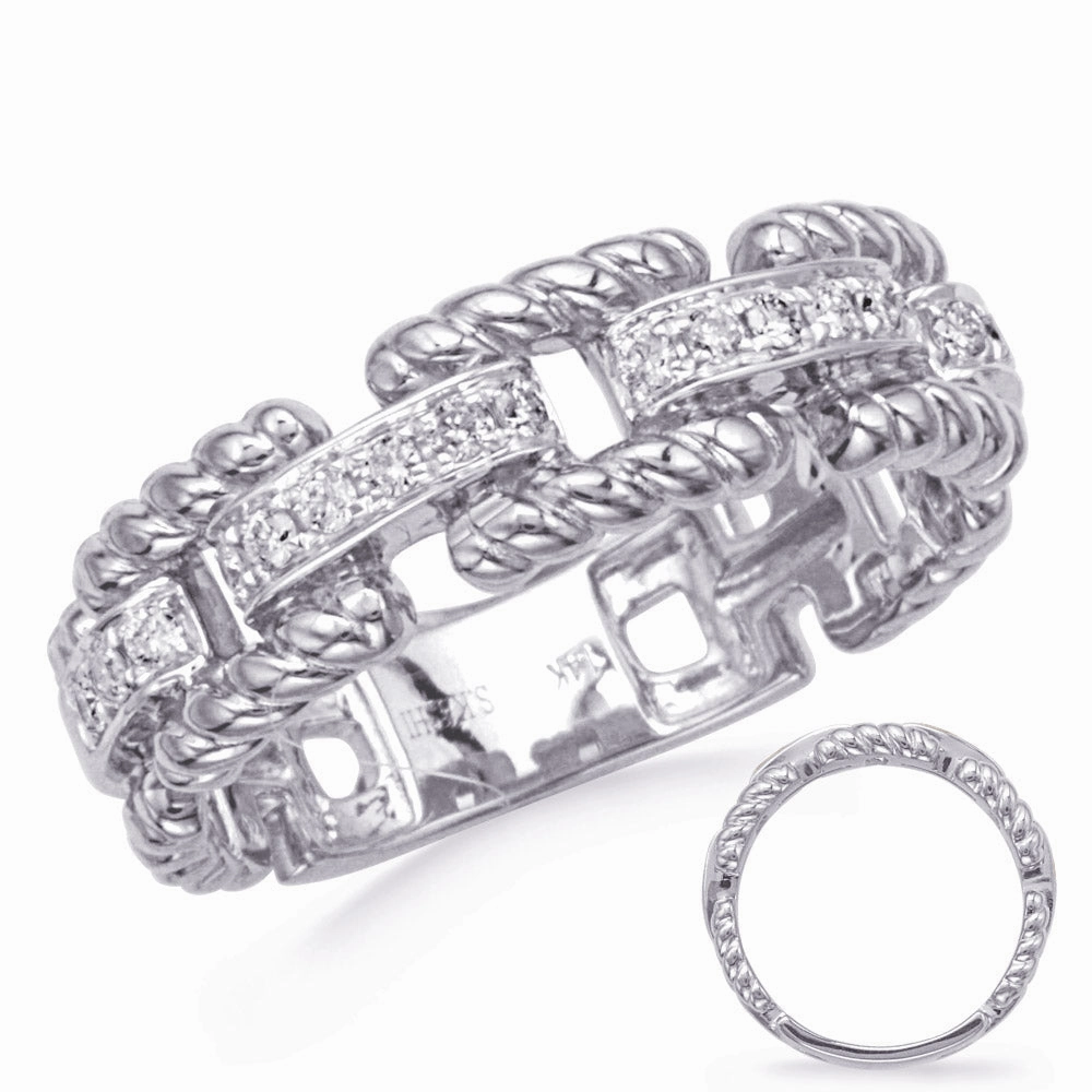 0.21 ctw. WHITE GOLD DIAMOND RING D4818WG
