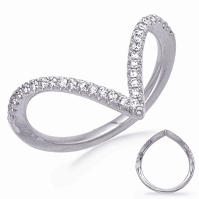 0.22 ctw. WHITE GOLD DIAMOND RING D4896WG