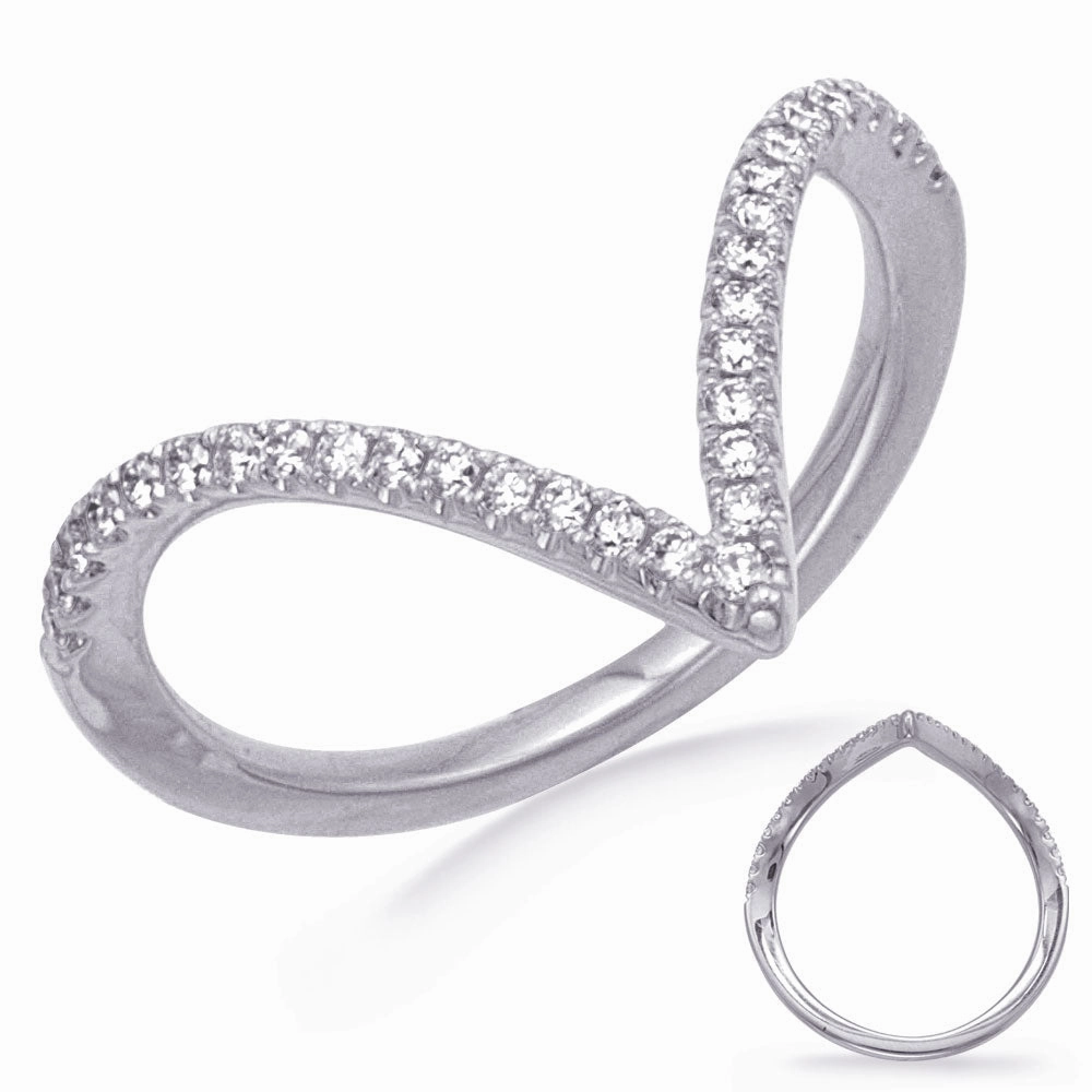 0.22 ctw. WHITE GOLD DIAMOND RING D4896WG