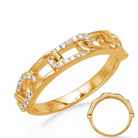 0.22 ctw. YELLOW GOLD DIAMOND RING D4848YG