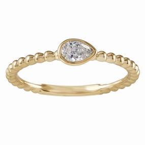 0.22 ctw. YELLOW GOLD DIAMOND RING D4931YG