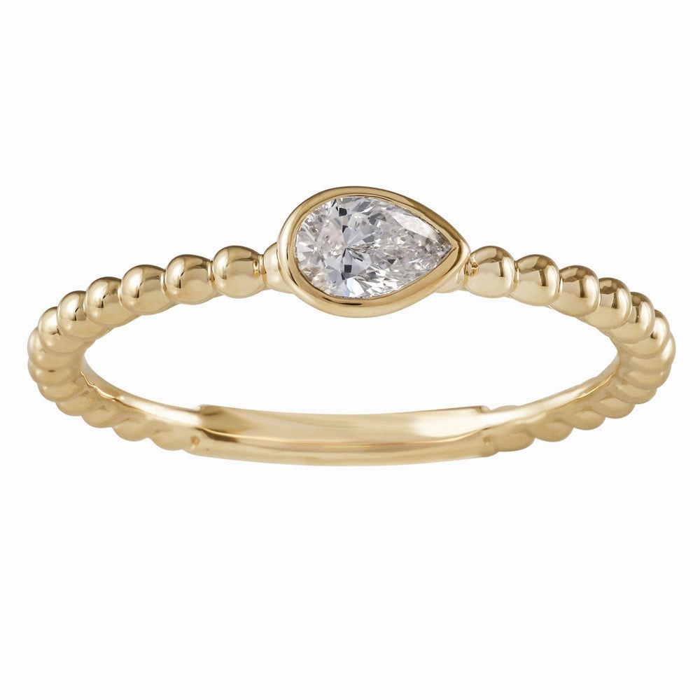 0.22 ctw. YELLOW GOLD DIAMOND RING D4931YG