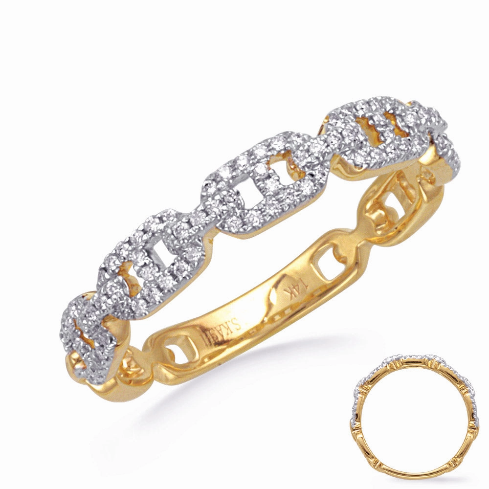 0.23 ctw. YELLOW GOLD DIAMOND RING D4829YG