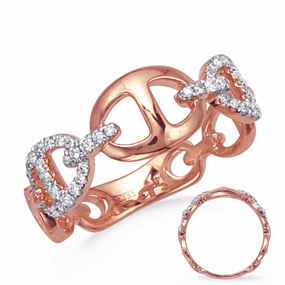 0.24 ctw. ROSE GOLD DIAMOND RING D4823RG