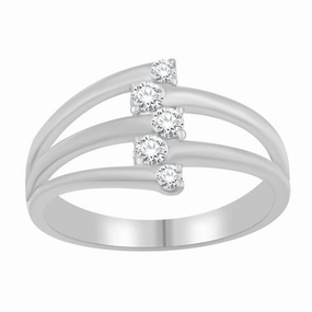 0.25 ctw. WHITE GOLD DIAMOND RING D4985WG