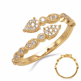 0.25 ctw. YELLOW GOLD DIAMOND RING D4860YG