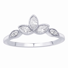 0.27 ctw. WHITE GOLD DIAMOND RING D5814WG