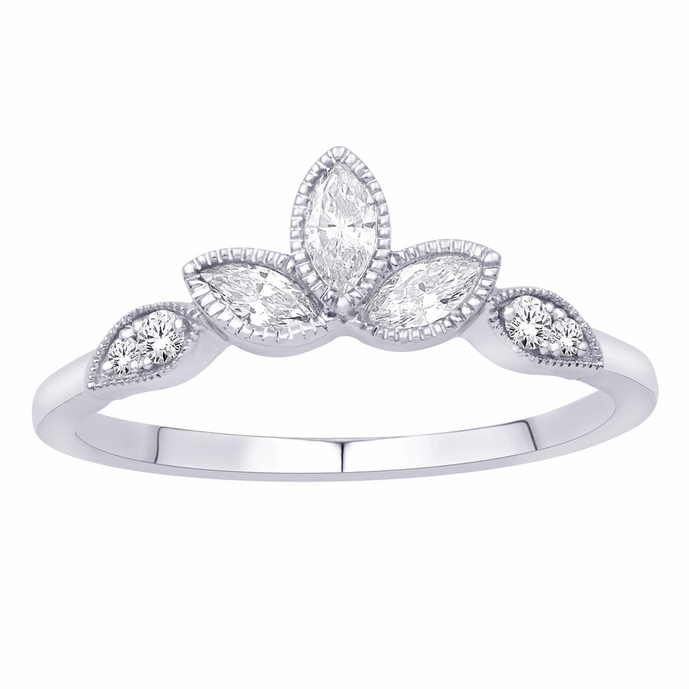 0.27 ctw. WHITE GOLD DIAMOND RING D5814WG