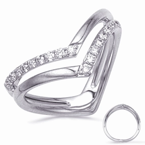0.28 ctw. WHITE GOLD DIAMOND RING D4878WG