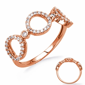 0.30 ctw. ROSE GOLD DIAMOND RING D4882RG
