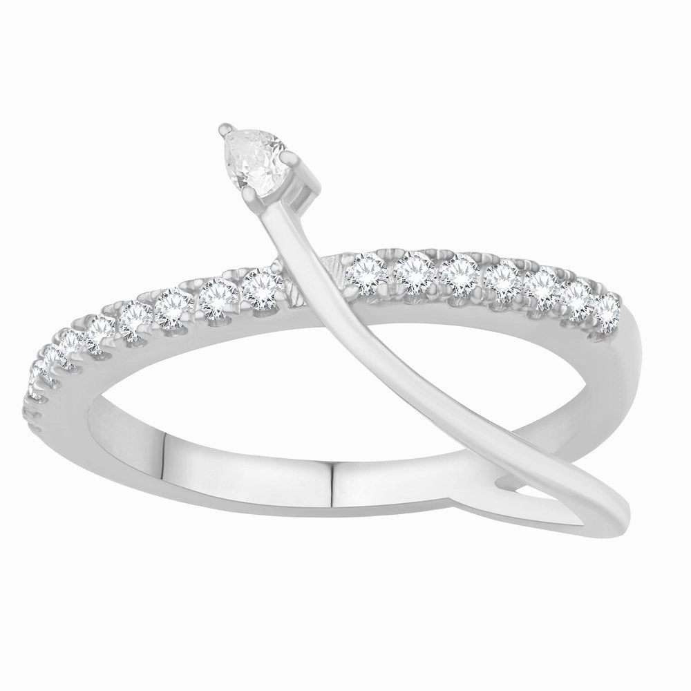 0.30 ctw. WHITE GOLD DIAMOND RING D4962WG