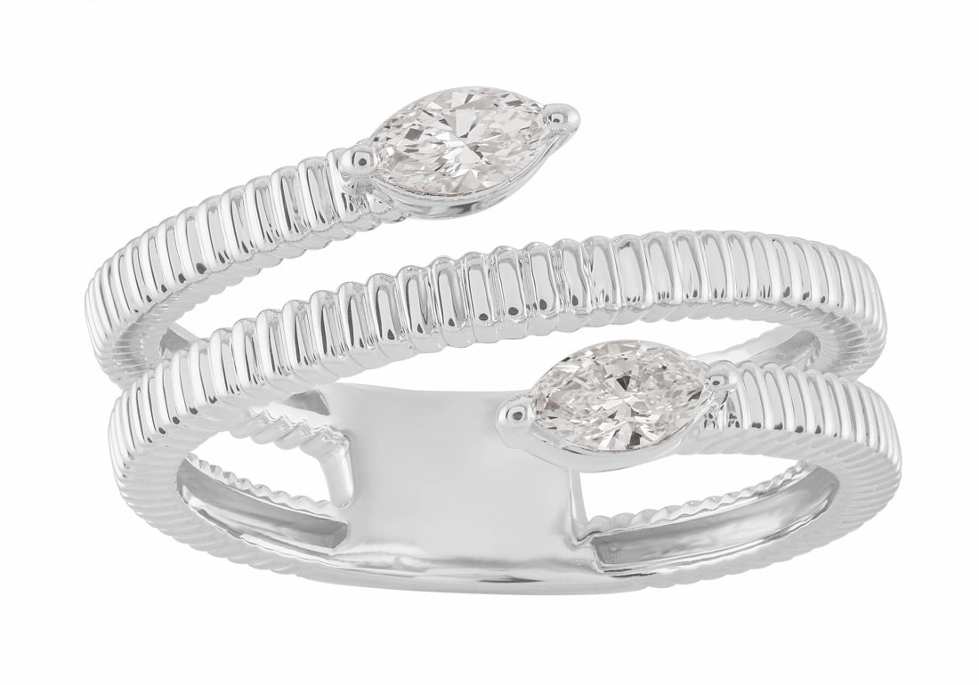 0.30 ctw. WHITE GOLD MARQUISE DIAMOND RING D5013WG