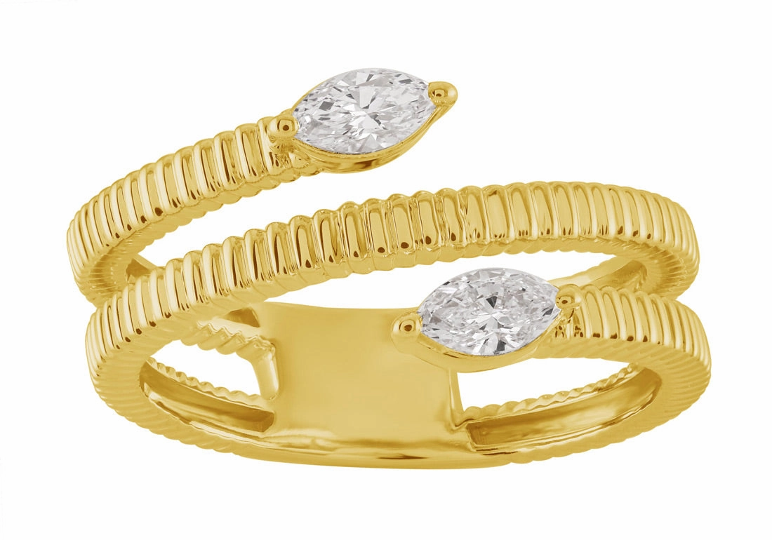 0.30 ctw. YELLOW GOLD MARQUISE DIAMOND RING D5013YG