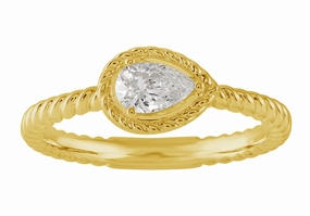 0.31 ctw. YELLOW GOLD DIAMOND RING D4975YG