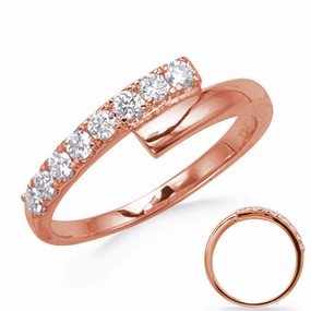 0.32 ctw. ROSE GOLD DIAMOND RING D4847RG