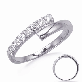 0.32 ctw. WHITE GOLD DIAMOND RING D4847WG