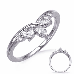 0.32 ctw. WHITE GOLD DIAMOND RING D4889WG