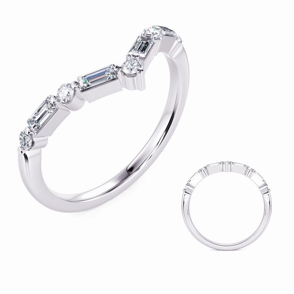 0.32 ctw. WHITE GOLD DIAMOND RING D4958WG