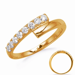 0.32 ctw. YELLOW GOLD DIAMOND RING D4847YG