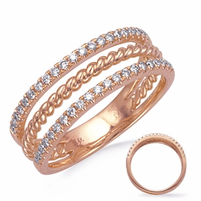 0.33 ctw. ROSE GOLD DIAMOND RING D4838RG