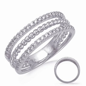 0.33 ctw. WHITE GOLD DIAMOND RING D4838WG