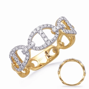 0.33 ctw. YELLOW GOLD DIAMOND RING D4836YG