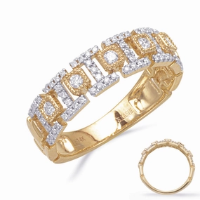 0.33 ctw. YELLOW GOLD DIAMOND RING D4871YG