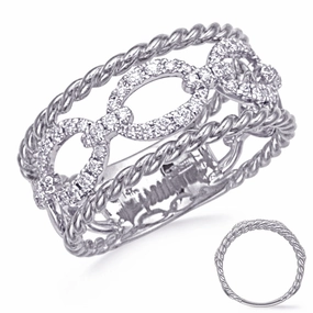 0.34 ctw. WHITE GOLD DIAMOND RING D4828WG