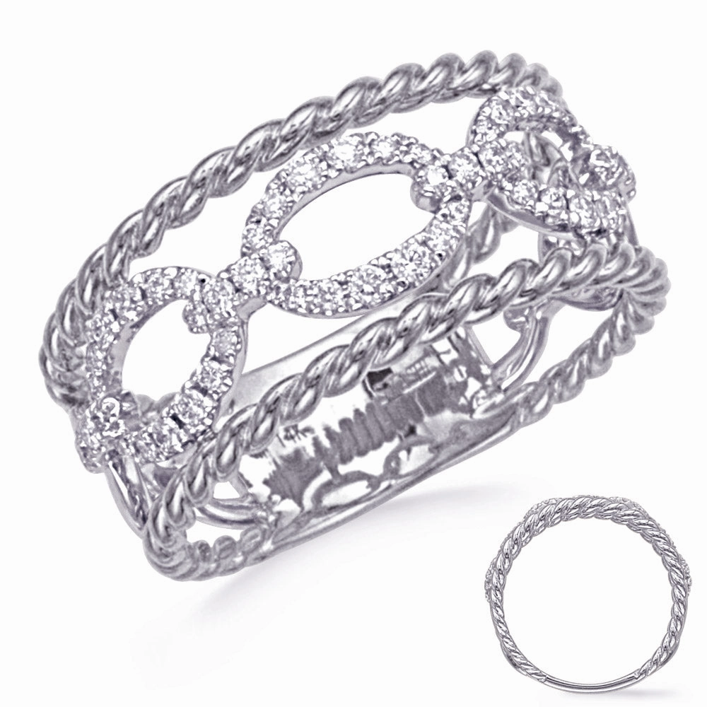 0.34 ctw. WHITE GOLD DIAMOND RING D4828WG