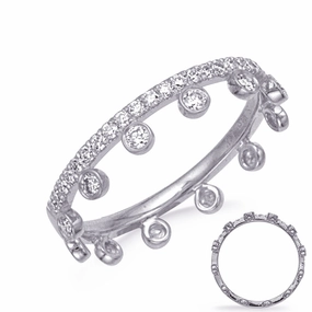 0.34 ctw. WHITE GOLD DIAMOND RING D4840WG