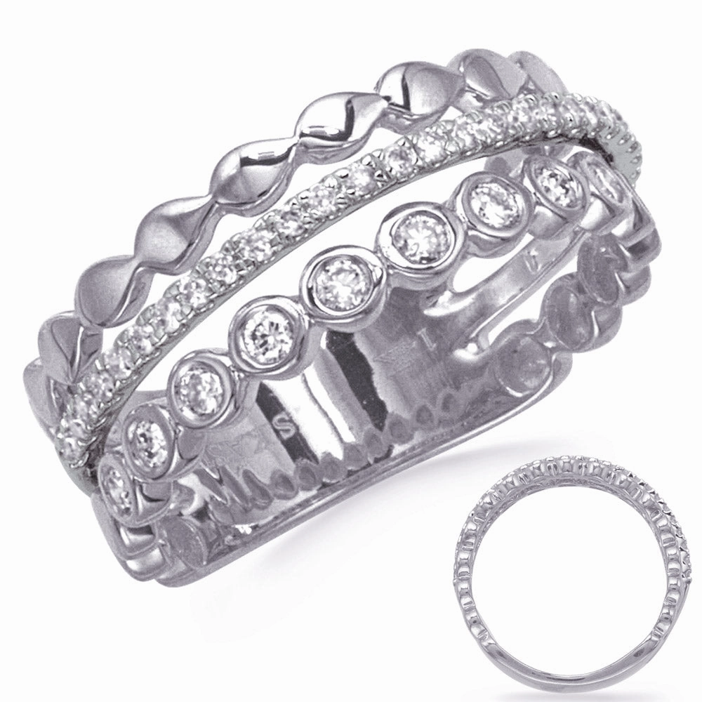 0.34 ctw. WHITE GOLD DIAMOND RING D4846WG