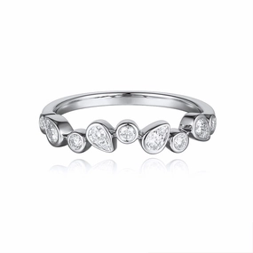 0.34 ctw. WHITE GOLD DIAMOND RING D4955WG