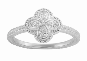 0.34 ctw. WHITE GOLD DIAMOND RING D5015WG