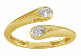 0.34 ctw. YELLOW GOLD DIAMOND RING D5003YG