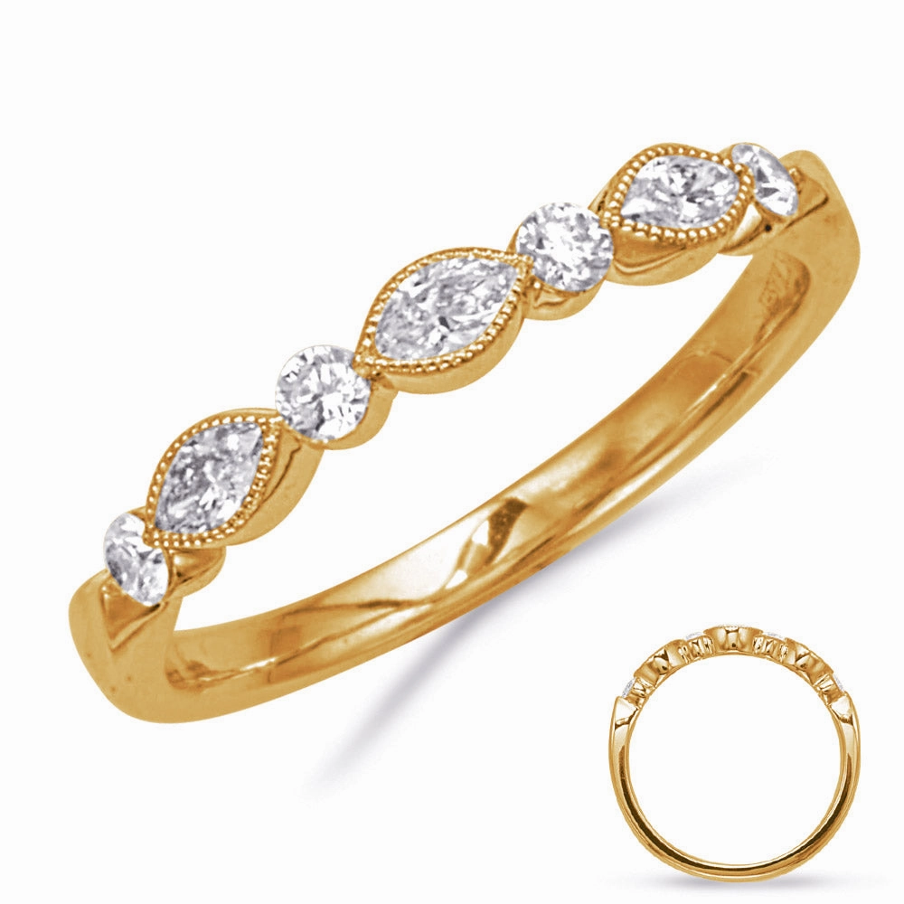 0.38 ctw. YELLOW GOLD DIAMOND RING D4851YG