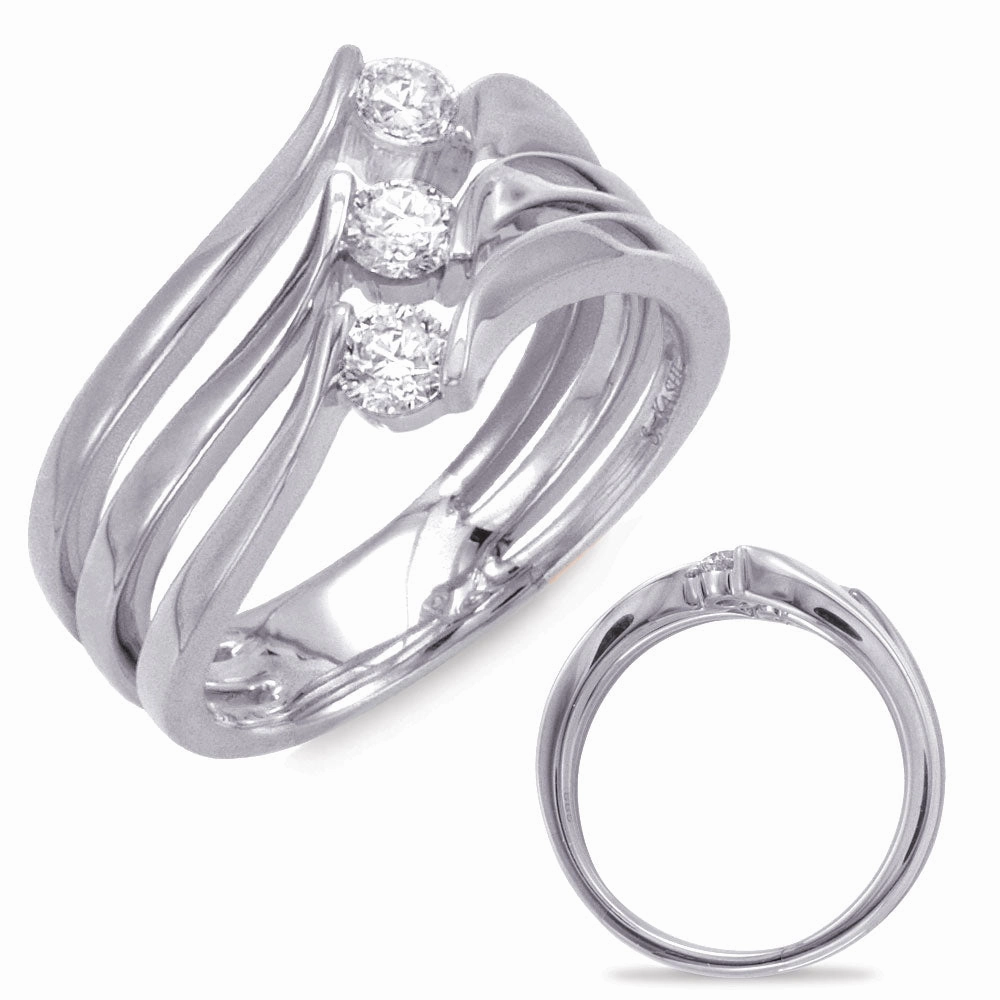 0.40 ctw. PLATINUM FASHION RING D4417-PL